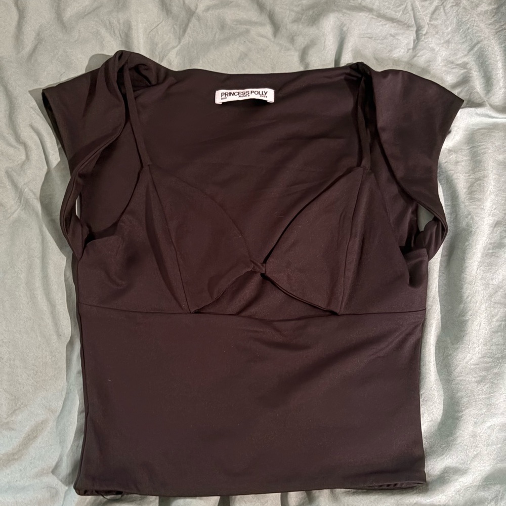 Princess Polly Bolden Top Black